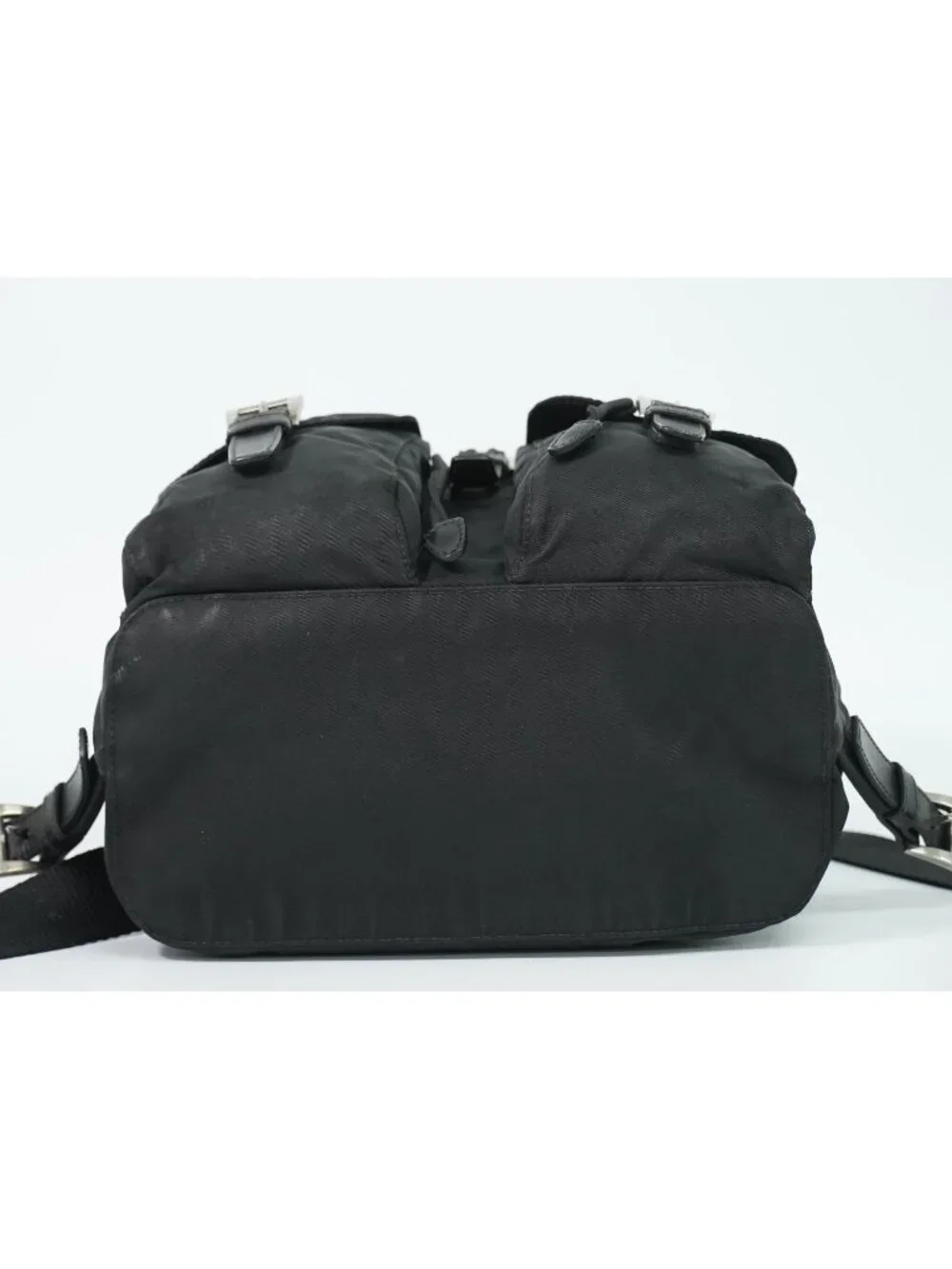 Prada Vela Backpack Nylon Black